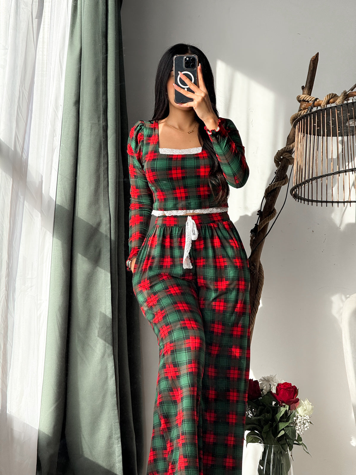 Pyjama à Carreau 3 pièces