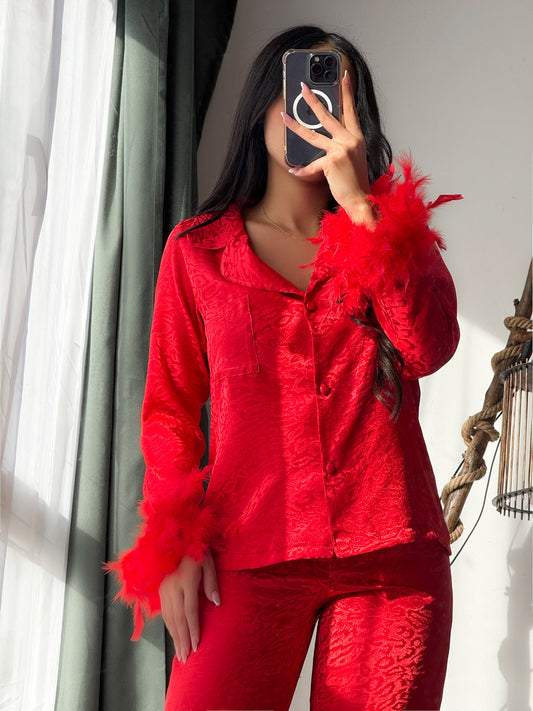 Pyjama plume multi couleurs