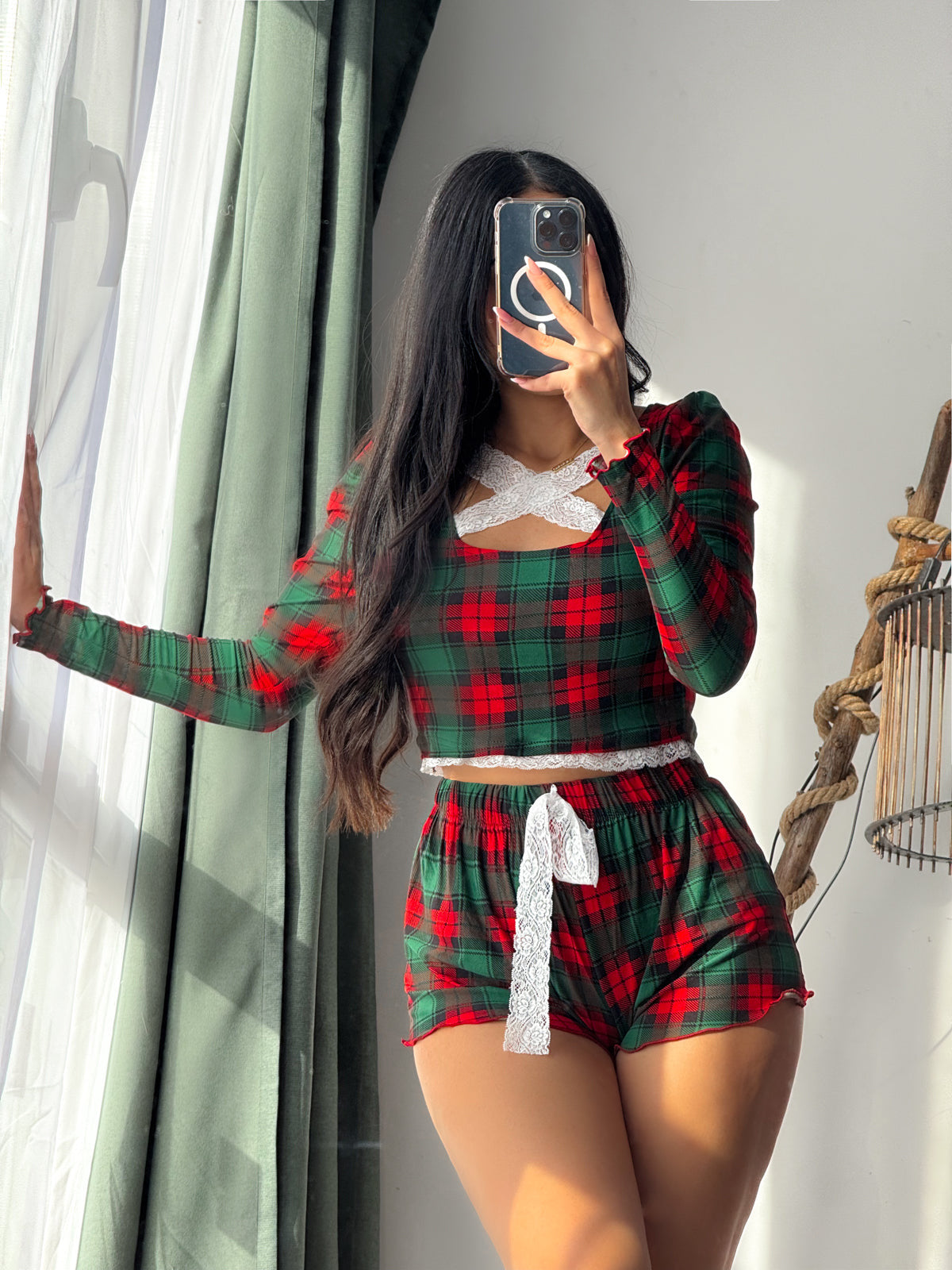 Pyjama à Carreau 3 pièces